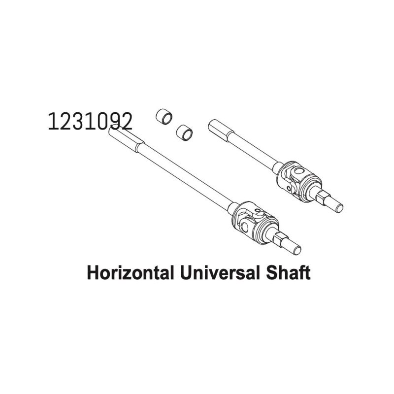 1231092 - Universal Axle Set (front) CR4.4 - 1 1231092 - Universal Axle Set (front) CR4.4 - 1