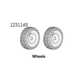 1231149 - 2.2" Tire Set CR4.4 (2) - 1