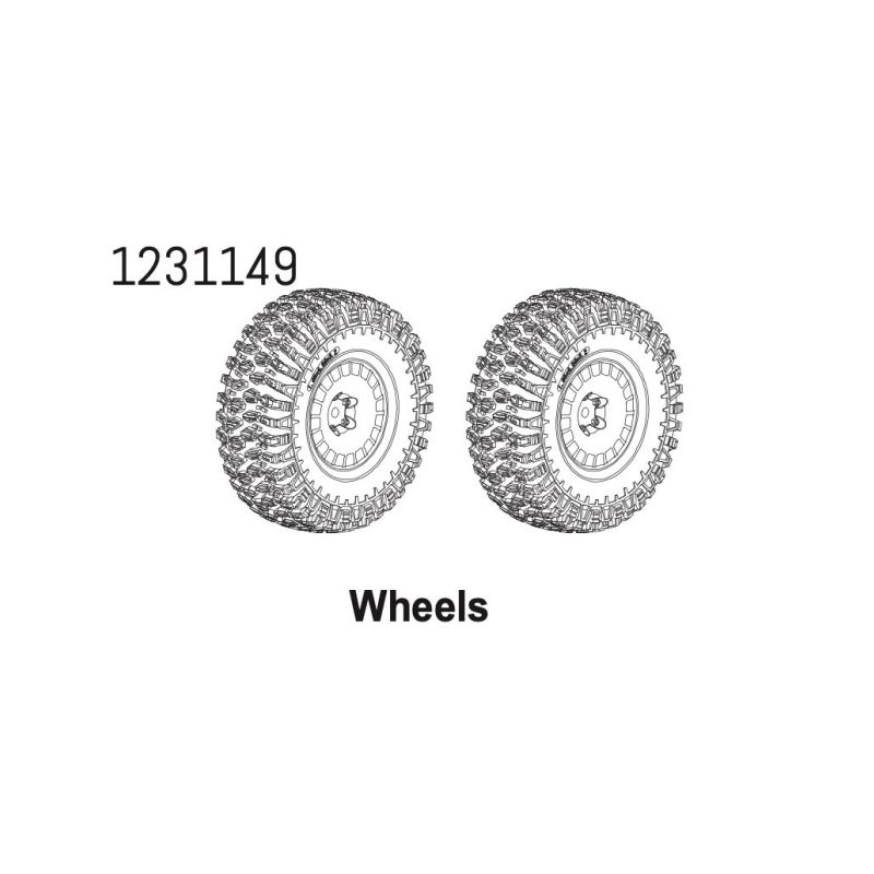 1231149 - 2.2" Tire Set CR4.4 (2) - 1 1231149 - 2.2" Tire Set CR4.4 (2) - 1
