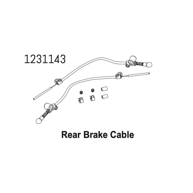 1231143 - Cables Set (DIG Brake System) CR4.4 - 1 1231143 - Cables Set (DIG Brake System) CR4.4 - 1