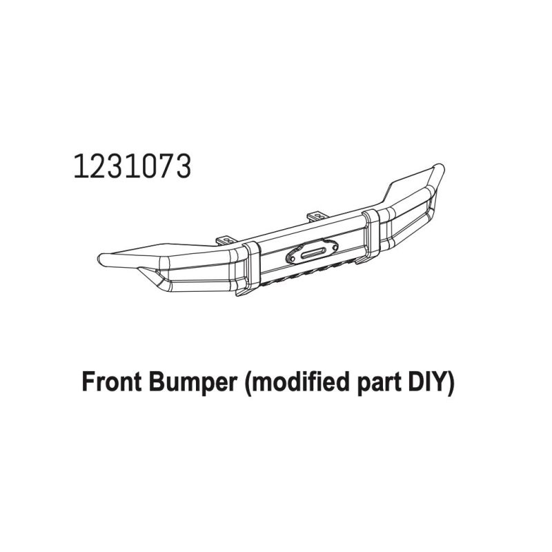 1231073 - Heavy Duty Front Bumper (Opt.) CR4.4 - 1 1231073 - Heavy Duty Front Bumper (Opt.) CR4.4 - 1