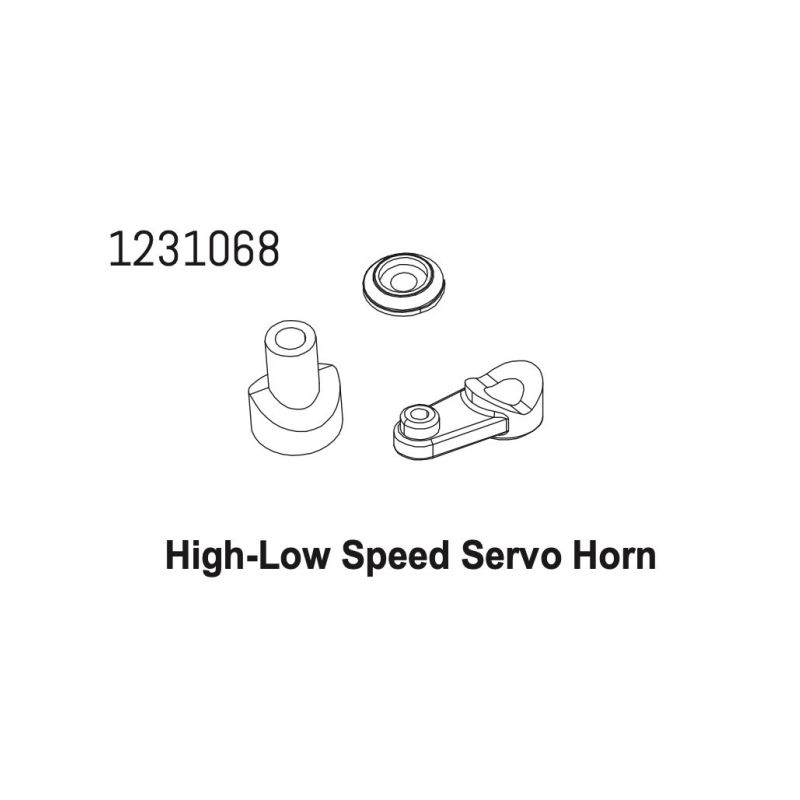 1231068 - Servo Horn Set (2-speed) CR4.4 - 1 1231068 - Servo Horn Set (2-speed) CR4.4 - 1