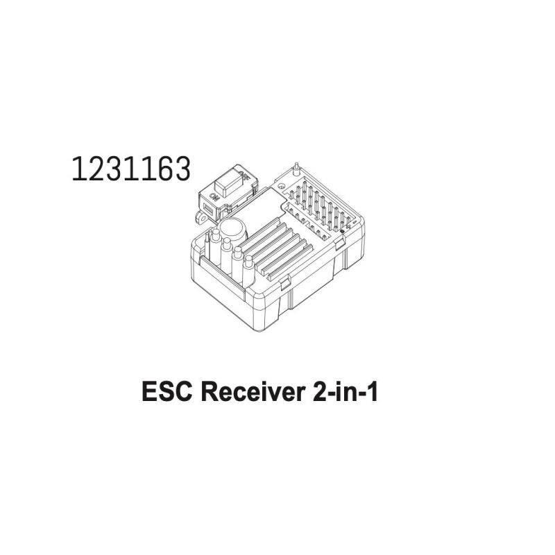 1231163 - 2in1 ESC&Receiver Wolf - 1 1231163 - 2in1 ESC&Receiver Wolf - 1
