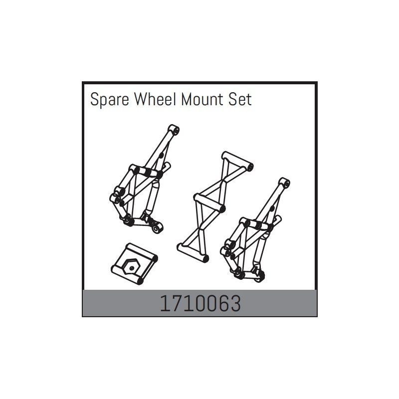 Spare Wheel Mount Set - 1 Spare Wheel Mount Set - 1