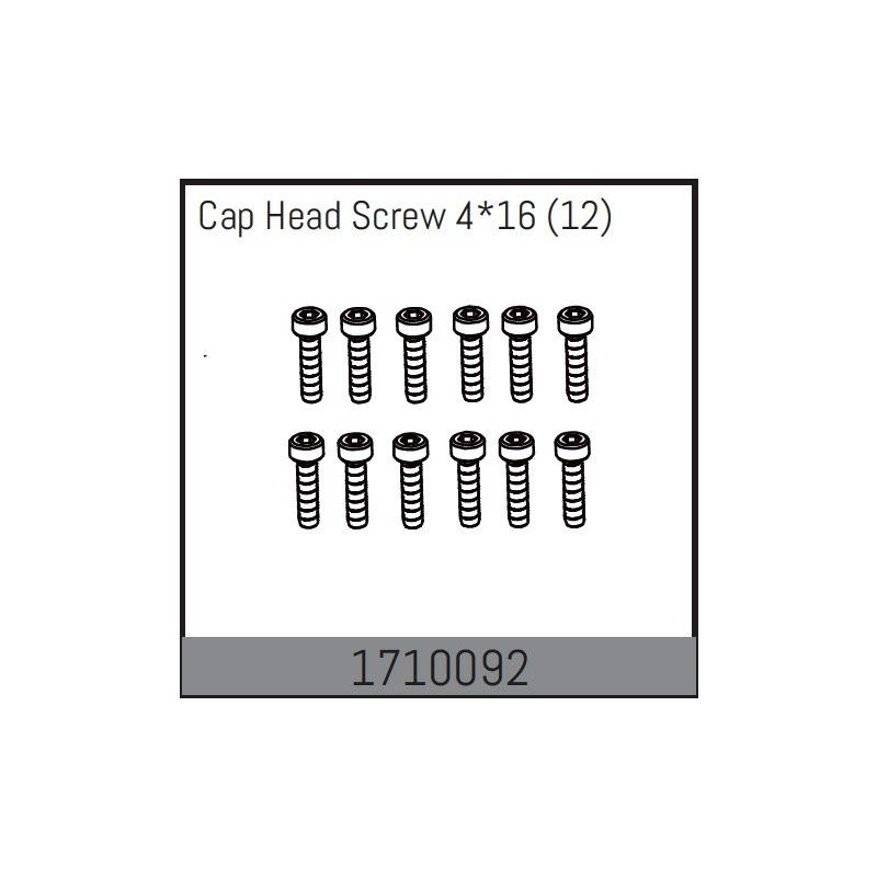 Cap Head Screw 4*16 (12) - 1 Cap Head Screw 4*16 (12) - 1
