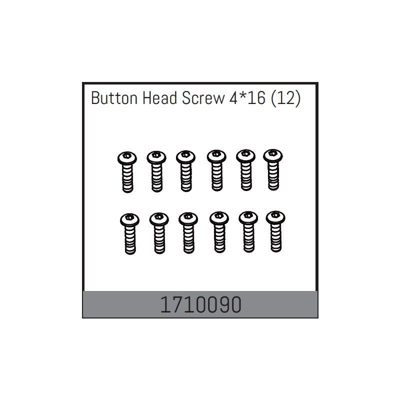 Button Head Screw 4*16 (12) - 1 Button Head Screw 4*16 (12) - 1