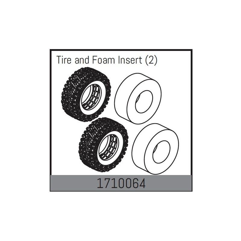 Tire and Foam Insert (2) - 1 Tire and Foam Insert (2) - 1