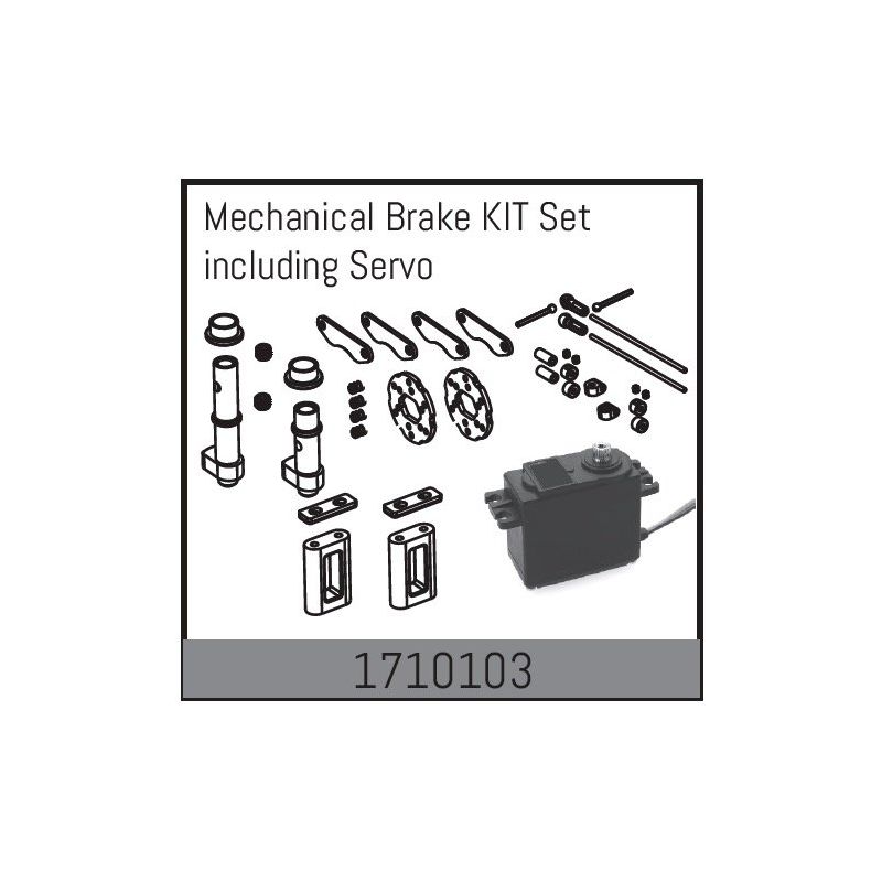 Mechanical Brake KIT Set Including Servo - 1 Mechanical Brake KIT Set Including Servo - 1