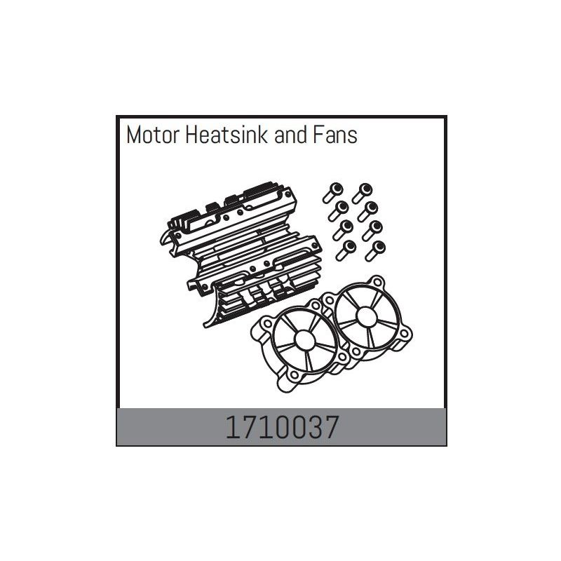 Motor Heatsink and Fans - 1