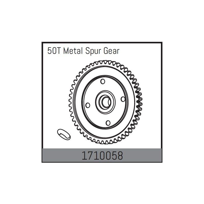 50T Metal Spur Gear - 1 50T Metal Spur Gear - 1