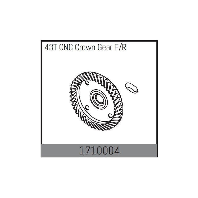 43T CNC Crown Gear F/R - 1 43T CNC Crown Gear F/R - 1