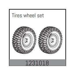 1231018 - 2.2" Wheel Set (2) - CR3.4eco - 1