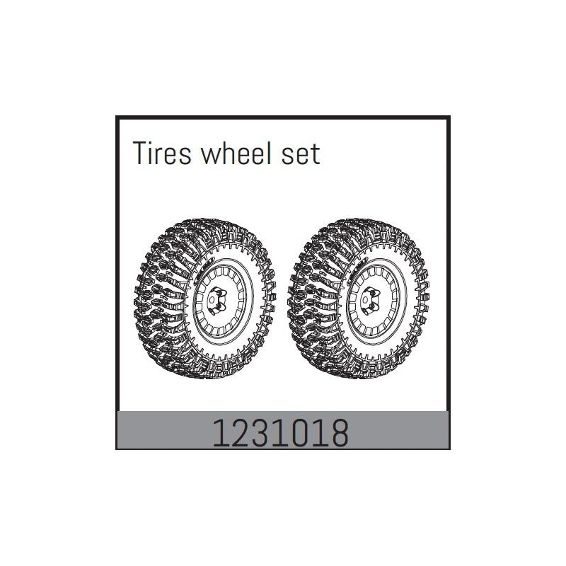 1231018 - 2.2" Wheel Set (2) - CR3.4eco - 1 1231018 - 2.2" Wheel Set (2) - CR3.4eco - 1