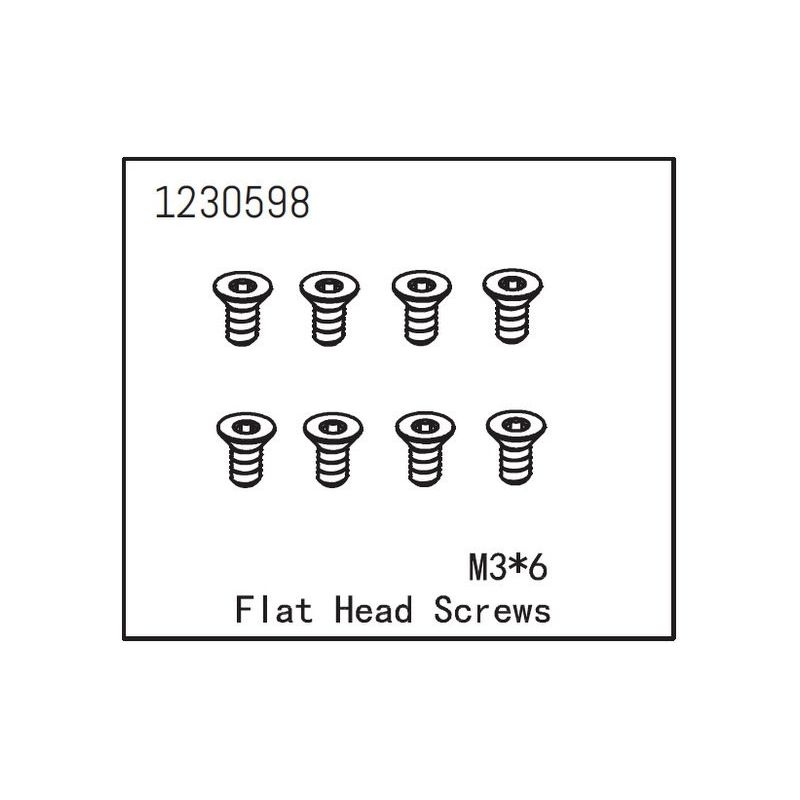 Flat Head Screw M3*6 (8) - 1 Flat Head Screw M3*6 (8) - 1