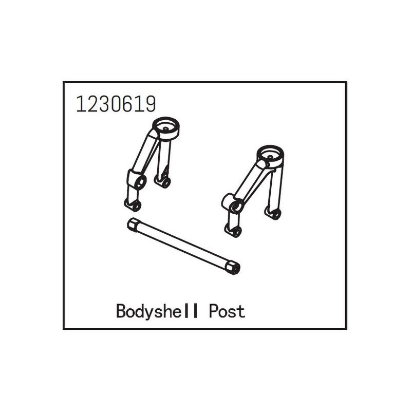 Body Shell Post front - 1 Body Shell Post front - 1
