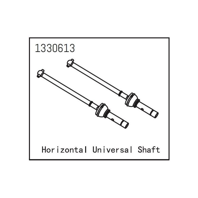 1330613 - Horizontal Universal Shaft Absima Yucatan - 1 1330613 - Horizontal Universal Shaft Absima Yucatan - 1