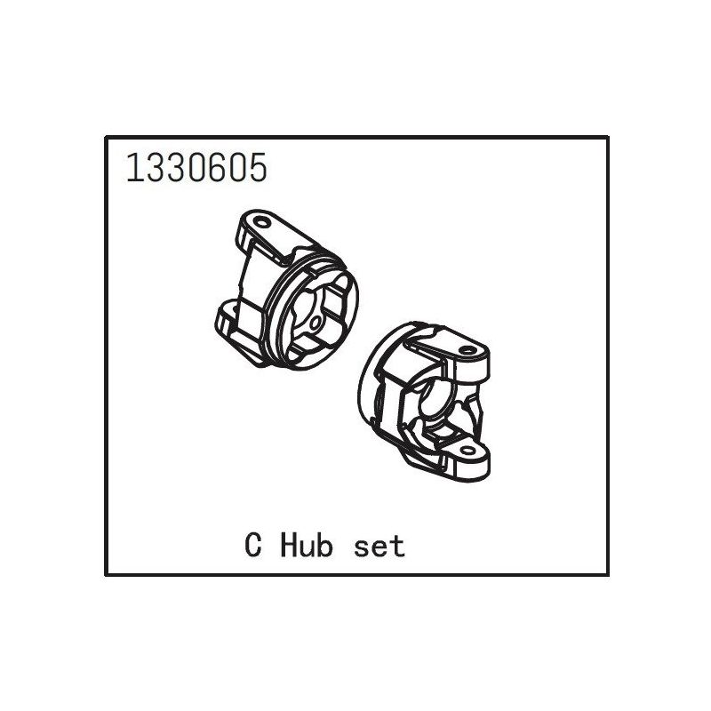 1330605 - Caster Block Set pro Absima Yucatan - 1 1330605 - Caster Block Set pro Absima Yucatan - 1