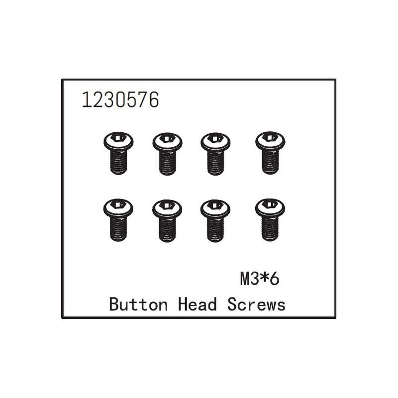 Button Head Screw M3*6 (8) - 1 Button Head Screw M3*6 (8) - 1
