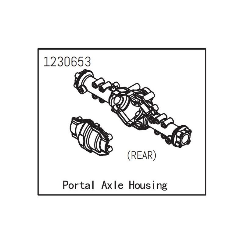 Portal Axle Housing Rear - 1