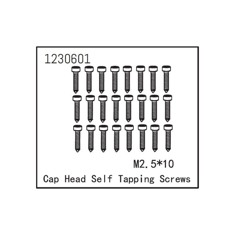 Self-tapping Cap Screw M2.5*12 (24) - 1 Self-tapping Cap Screw M2.5*12 (24) - 1