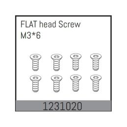 1231020 - Flat Head Screws M3*6 (8) - 1