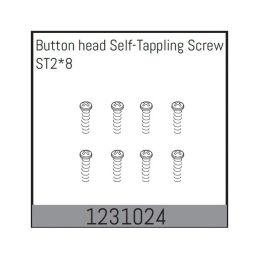 1231024 - Button Head Screws M2*8 (8) - 1