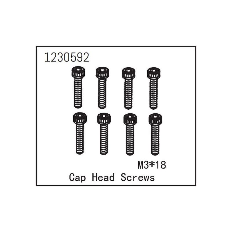 Cap Head Screw M3*18 (8) - 1 Cap Head Screw M3*18 (8) - 1