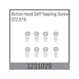 1231029 - Button Head Screws M2.5*6 (8) - 1