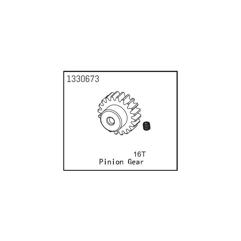 1330673 - Pinion Gear 16T - BronX - 1 1330673 - Pinion Gear 16T - BronX - 1