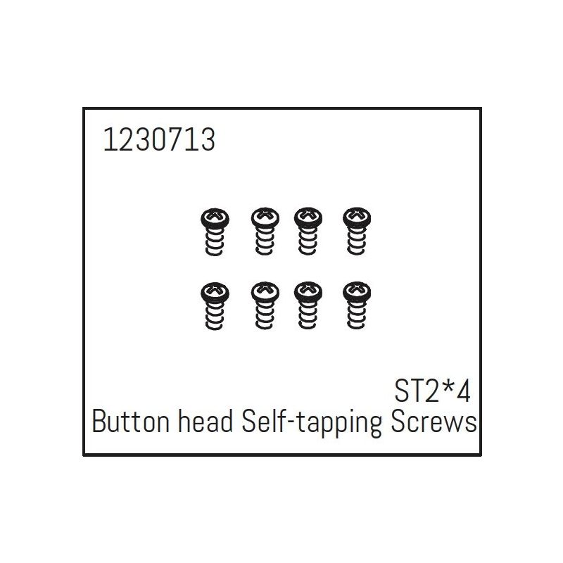 1230713 - Button head Self-tapping screws ST2*4 (8) - Khamba - 1 1230713 - Button head Self-tapping screws ST2*4 (8) - Khamba - 1