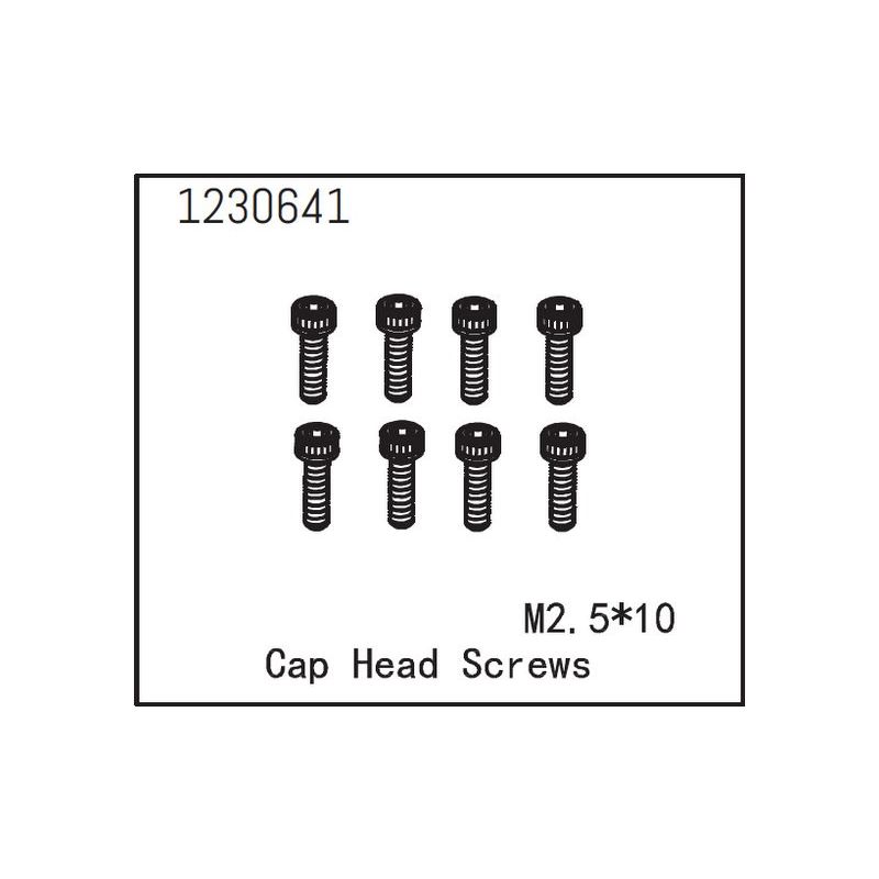 1230641 - Cap Head Screws M2.5*10 (8) - 1 1230641 - Cap Head Screws M2.5*10 (8) - 1