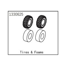 Pneumatiky 2.2 Absima Yucatan, 2ks - 2 Pneumatiky 2.2 Absima Yucatan, 2ks - 2