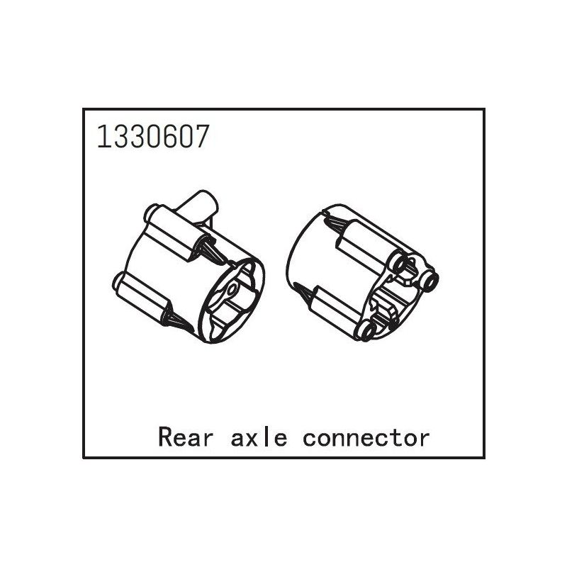 1330607 - Rear Axle Connector L/R Absima Yucatan - 1 1330607 - Rear Axle Connector L/R Absima Yucatan - 1