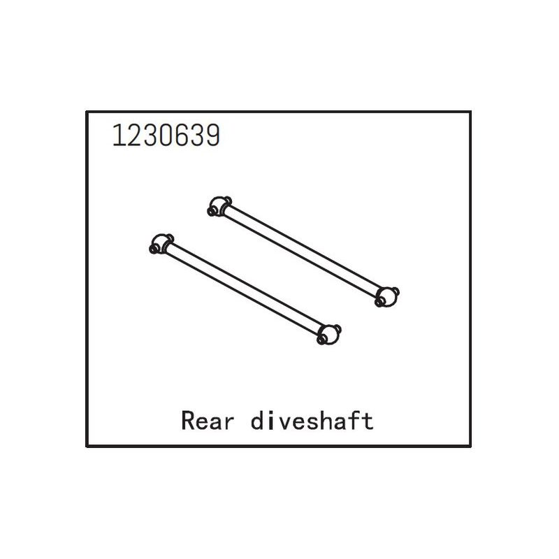 1230639 - Rear Drive Shaft (2) - 1 1230639 - Rear Drive Shaft (2) - 1