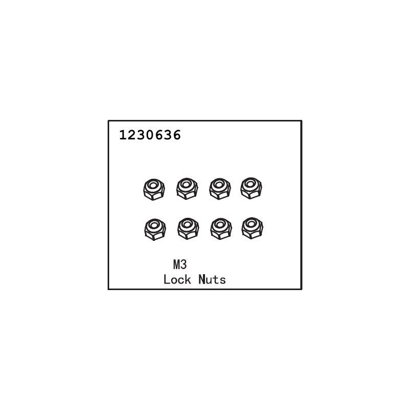 Lock Nut M2.5 (8) - 1
