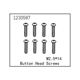 Button Head Screw M2.5*14 (8) - 1