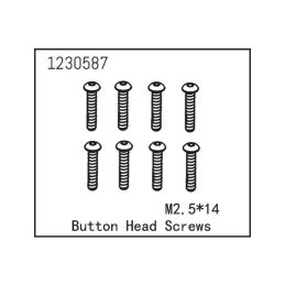 Button Head Screw M2.5*14 (8) - 2