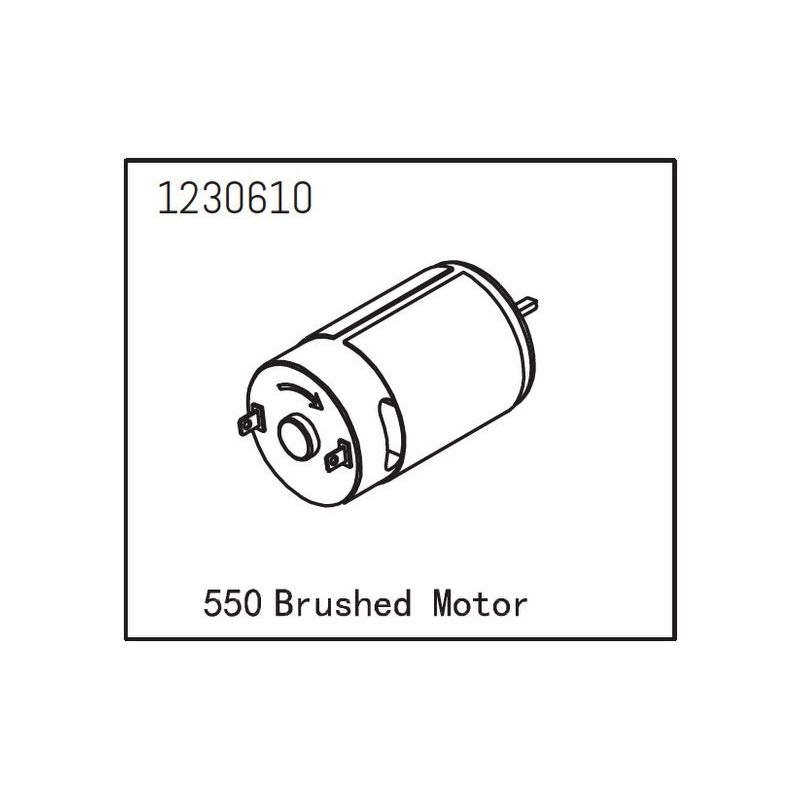 Elektromotor Absima 550 Brushed Motor - 1 Elektromotor Absima 550 Brushed Motor - 1