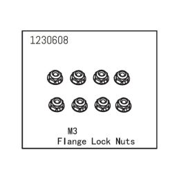 Flange Lock Nut M3 (8) - 2 Flange Lock Nut M3 (8) - 2