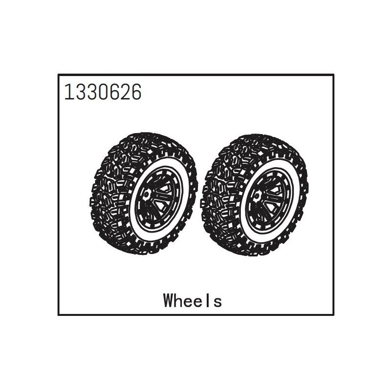 1330626 - Mounted Wheels (2) - Yucatan - 1 1330626 - Mounted Wheels (2) - Yucatan - 1