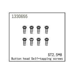 1330655 - Button Head self-tapping Screws ST2.5*8 (8) - 1