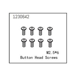 1230642 - Button Head Screws M2.5*6 (8) - 1