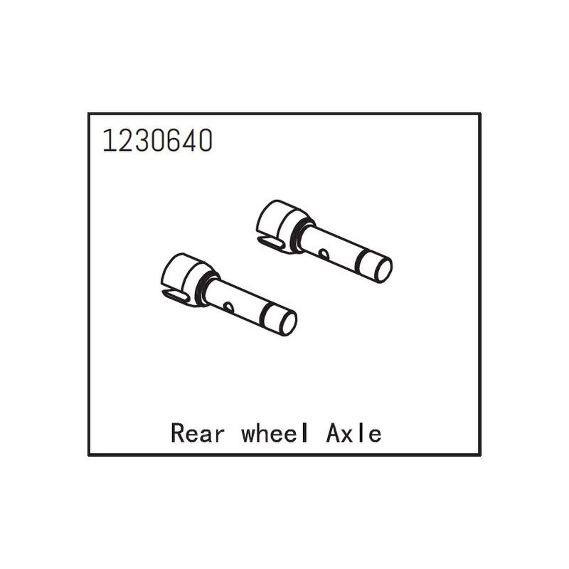 1230640 - Zadní unašeče/hřídele Sherpa/Yucatan, 2ks - 1 1230640 - Zadní unašeče/hřídele Sherpa/Yucatan, 2ks - 1