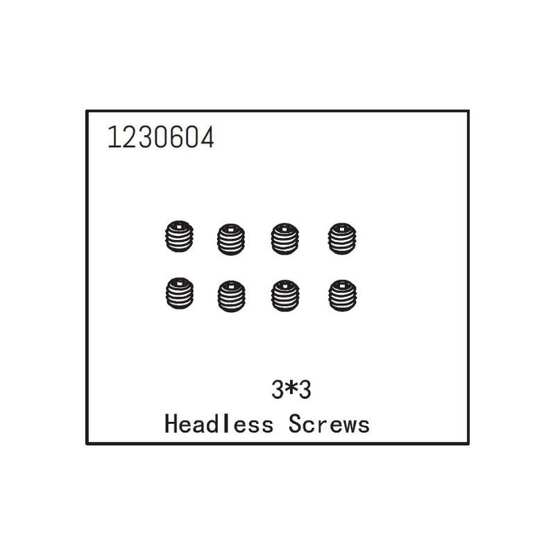 Headless Screw M3*3 (8) - 1 Headless Screw M3*3 (8) - 1