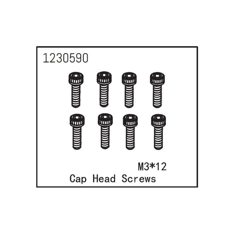 Cap Head Screw M3*12 (8) - 1 Cap Head Screw M3*12 (8) - 1