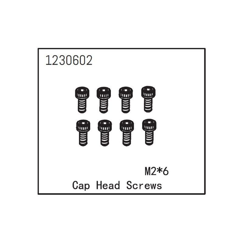 Cap Head Screw M2*6 (8) - 1 Cap Head Screw M2*6 (8) - 1