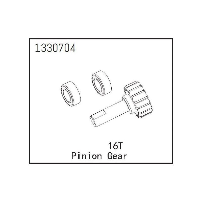 1330704 - Pinion Gear 16T - BronX - 1 1330704 - Pinion Gear 16T - BronX - 1