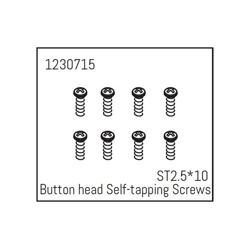 1230715 - Button head Self-tapping screws ST2.5*10 (8) - Khamba - 1 1230715 - Button head Self-tapping screws ST2.5*10 (8) - Khamba - 1