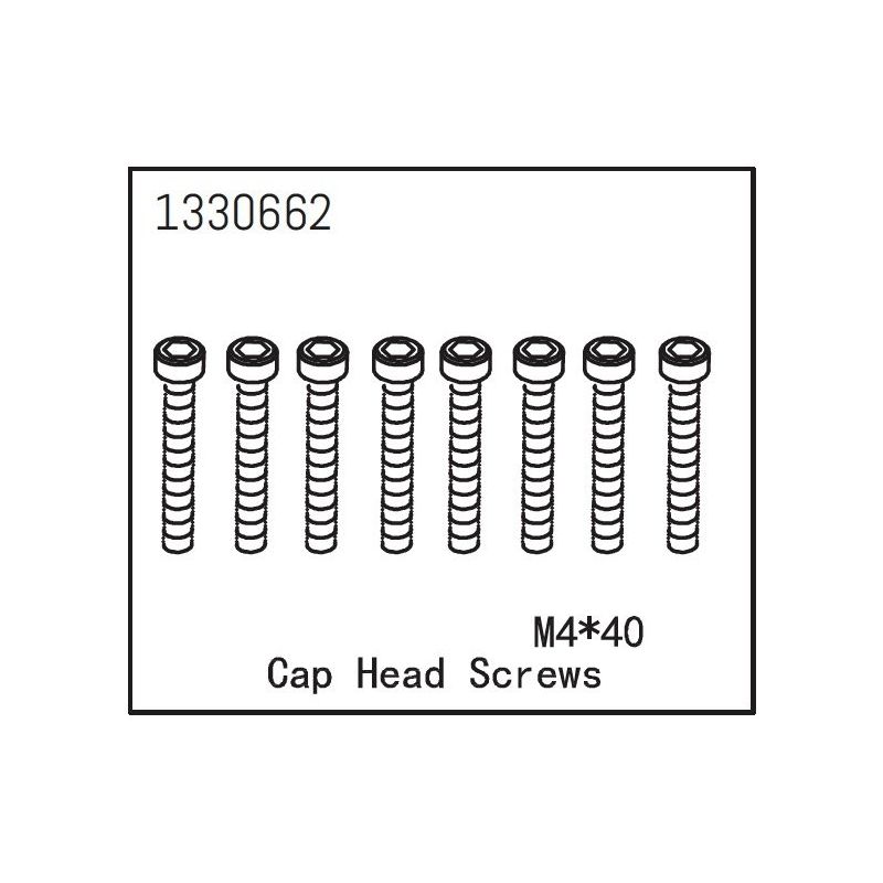 1330662 - Cap Head Screws M4*40 (8) - 1