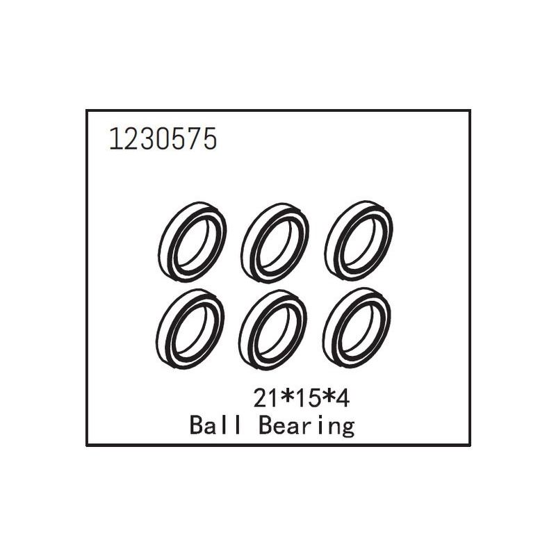 Ball Bearing 21*15*4 (6) - 1 Ball Bearing 21*15*4 (6) - 1